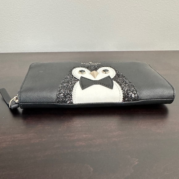 Kate Spade Clifton Lane Neda Black Penguin Wallet - Picture 5 of 9